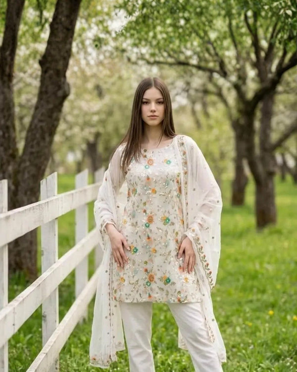 Chiffon 3 piece suit image 0