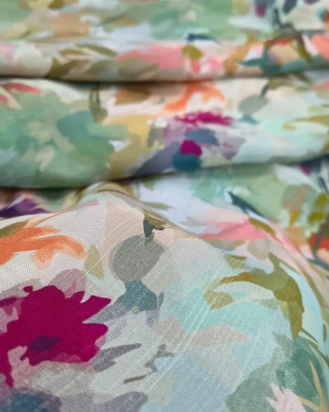 Raw silk viscose printed three piece suit image 3