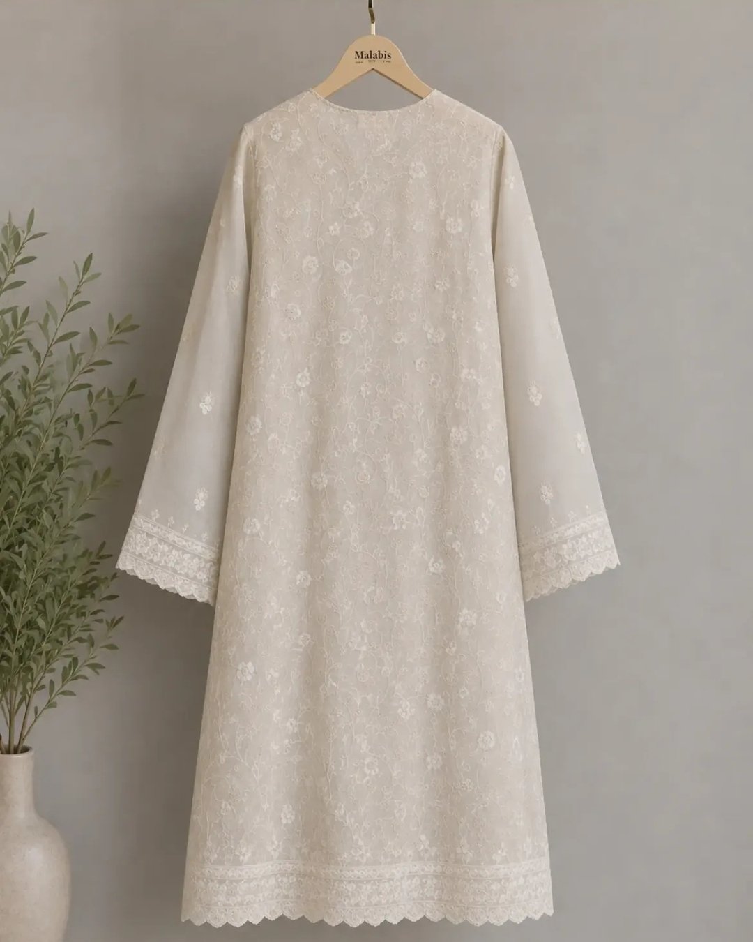 Bomber chiffon chicken kaari embroidery Three piece suit image 3