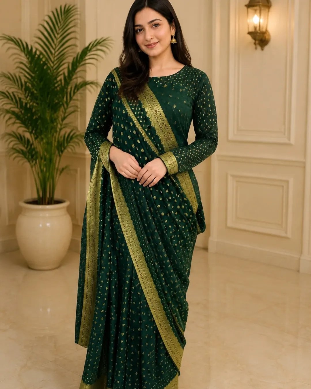 Bomber chiffon saree image 0