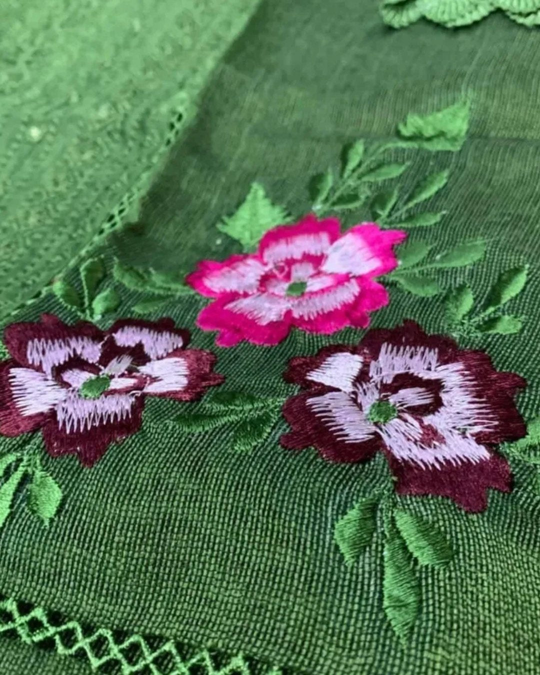 Khaddi net Suit embroided image 6