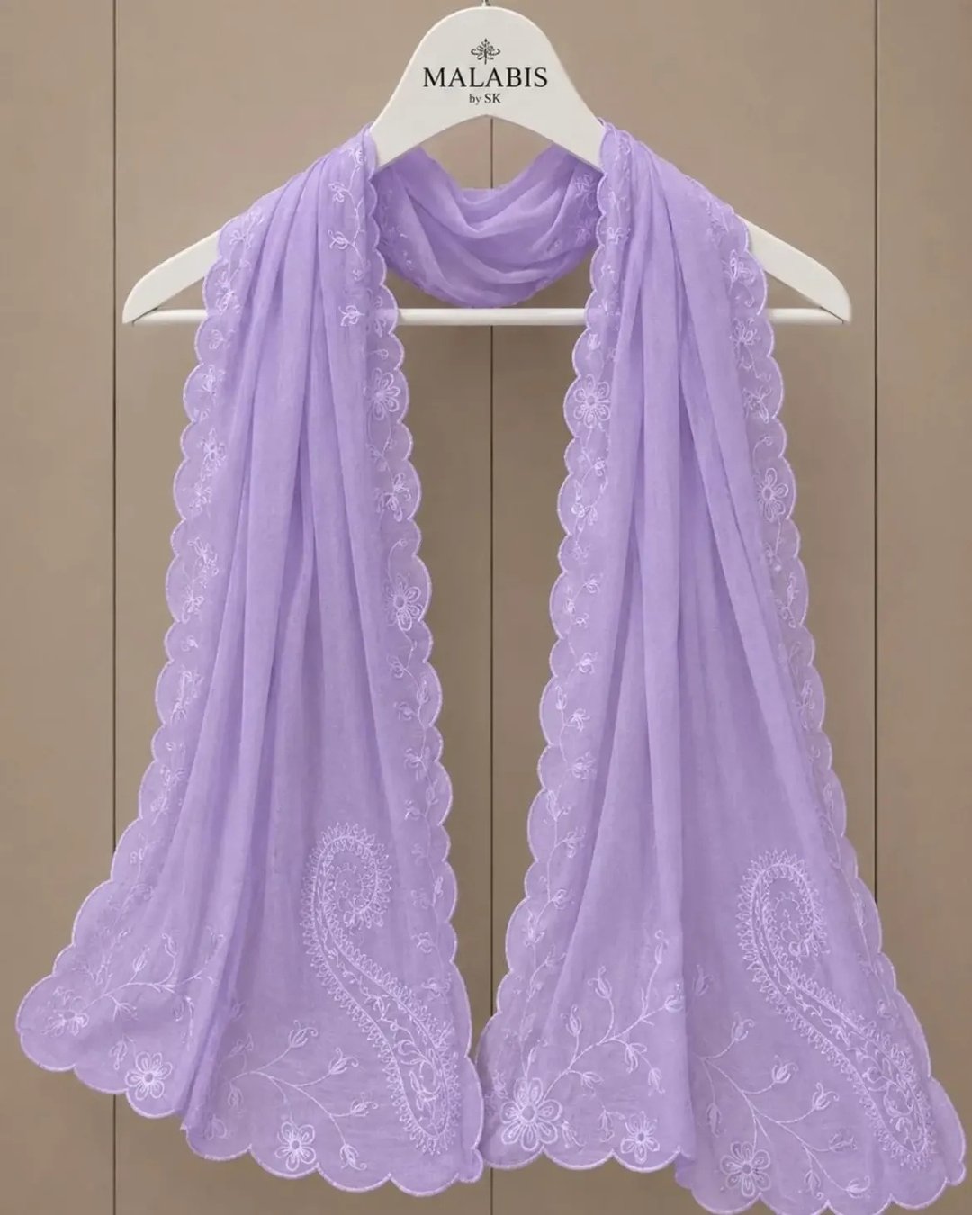 Embroidered Lavender 3-Piece Outfit image 1