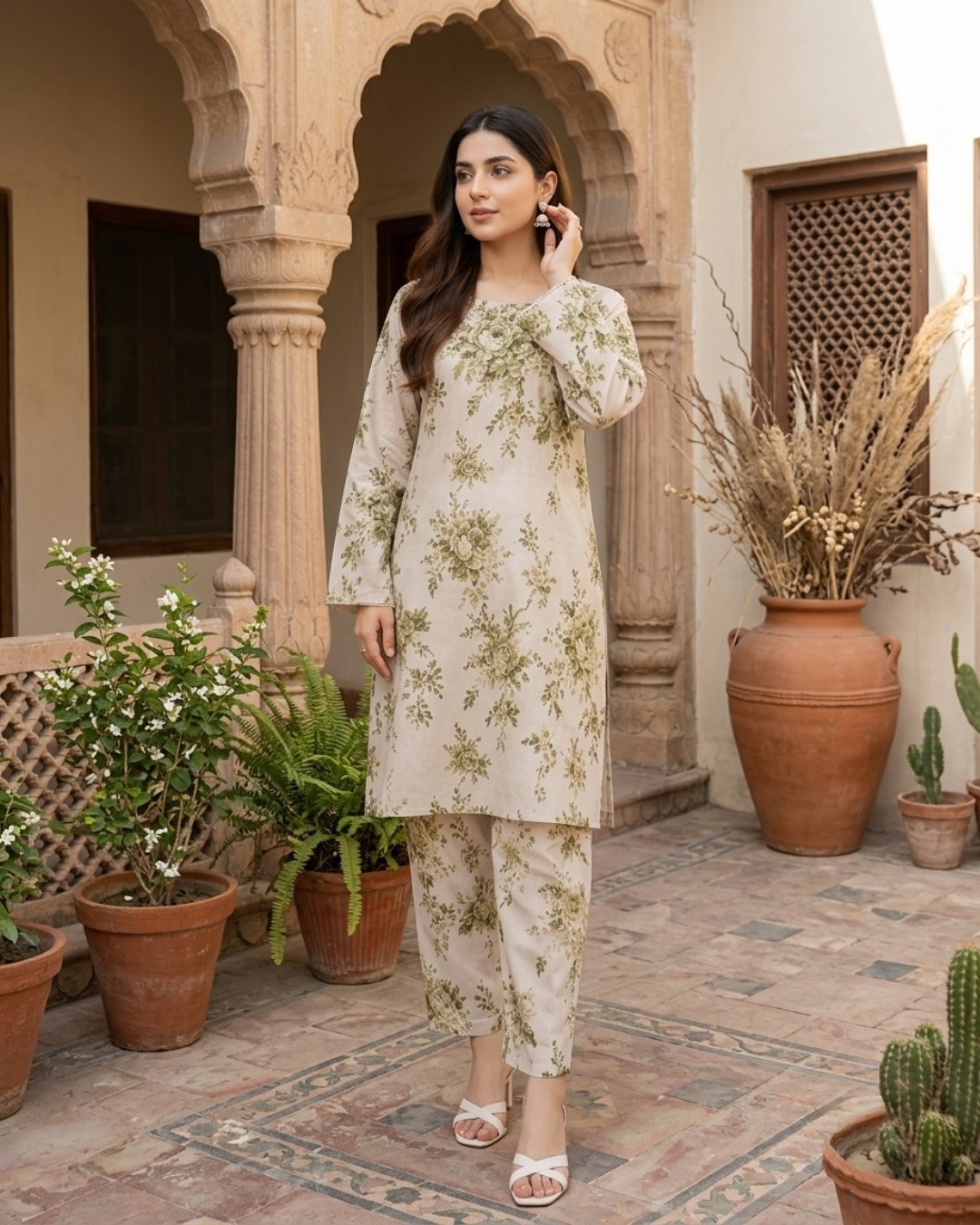 A floral statement you'll love season after season. - Stitched image