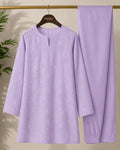 Embroidered Lavender 3-Piece Outfit image 0
