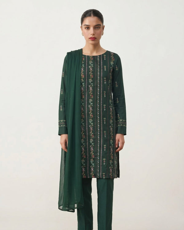 3 piece lawn suit image 0
