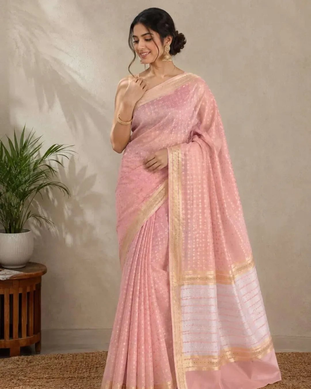 Bomber chiffon saree image 0