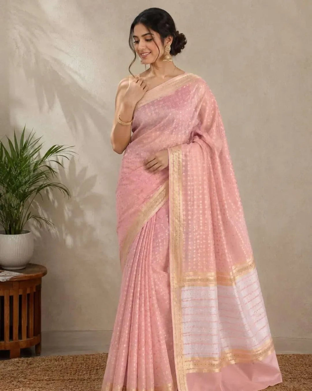 Bomber chiffon saree image 0