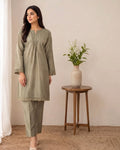 Cotton two piece (Stitched & Unstitched) image 0
