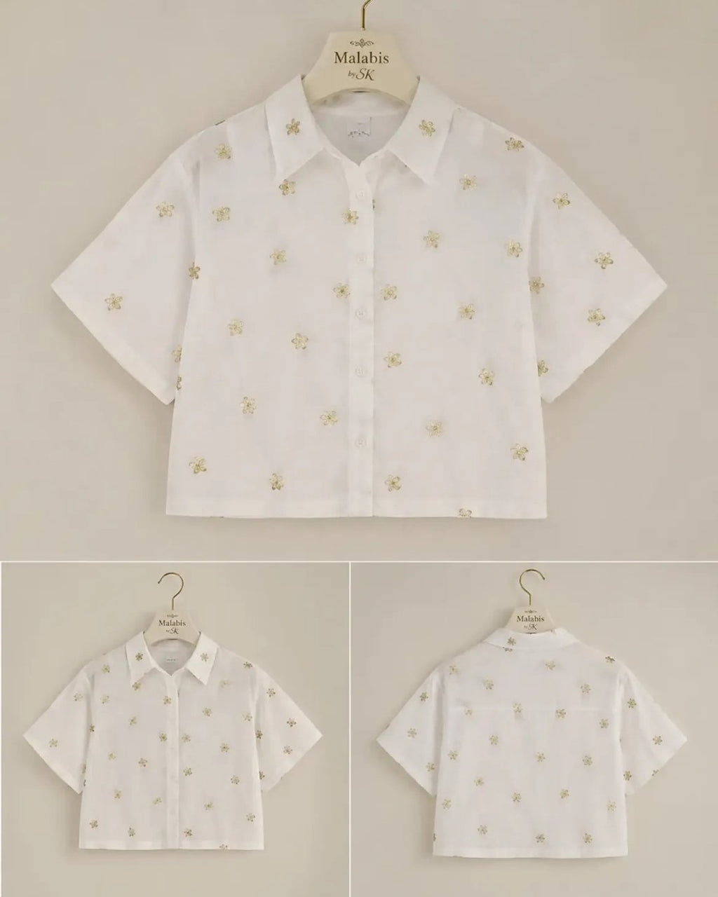 Raw Silk embroided Lehanga with short shirt image 1